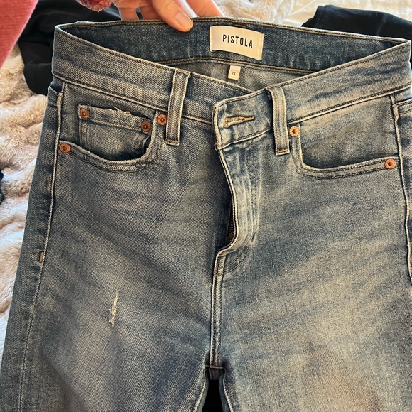 Pistola Lennon High-Rise Cropped Bootcut Jeans - Picture 6 of 7